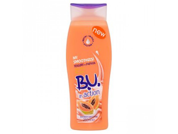 B.U. Крем для душа "In Action йогурт+папайя", 250 мл